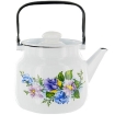 Чайник эмалированный "Полевые цветы", 3,5 л наличии цвета ручки на крышке инфо 10957u.