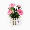 Декоративная композиция "Розы на деревянной подставке", цвет: розовый, 18 см Производитель: Великобритания Артикул: FF NX-63KA инфо 11566u.